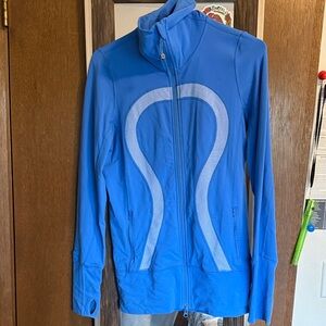 lululemon athletica Electric Blue Full-Zip Athletic Jacket